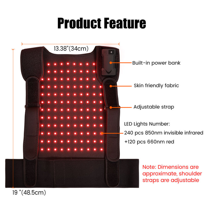 Red light Therapy vest