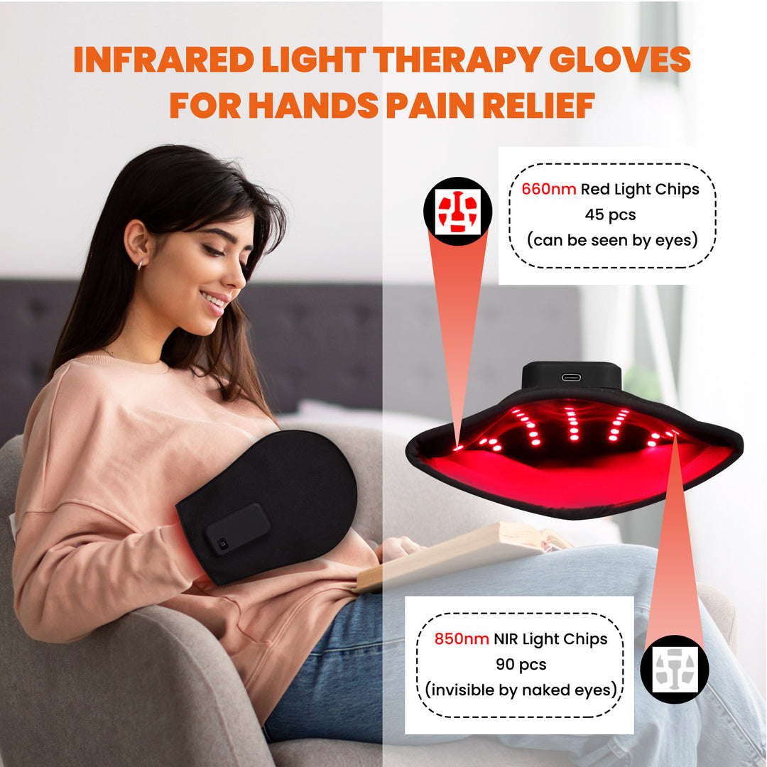 Red light Therapy Gloves